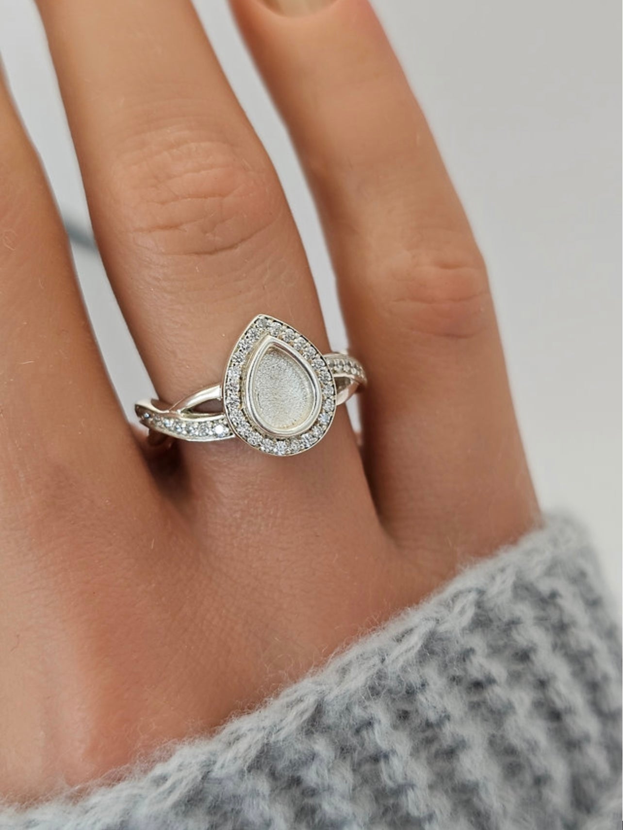 Timeless Teardrop Ring