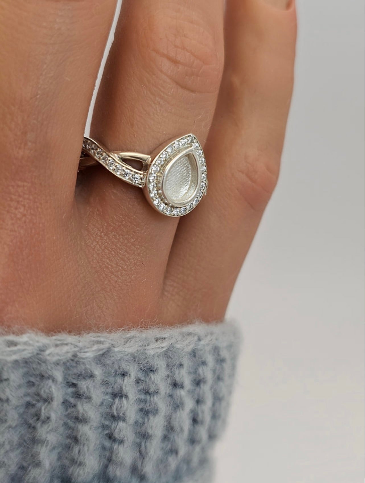 Timeless Teardrop Ring