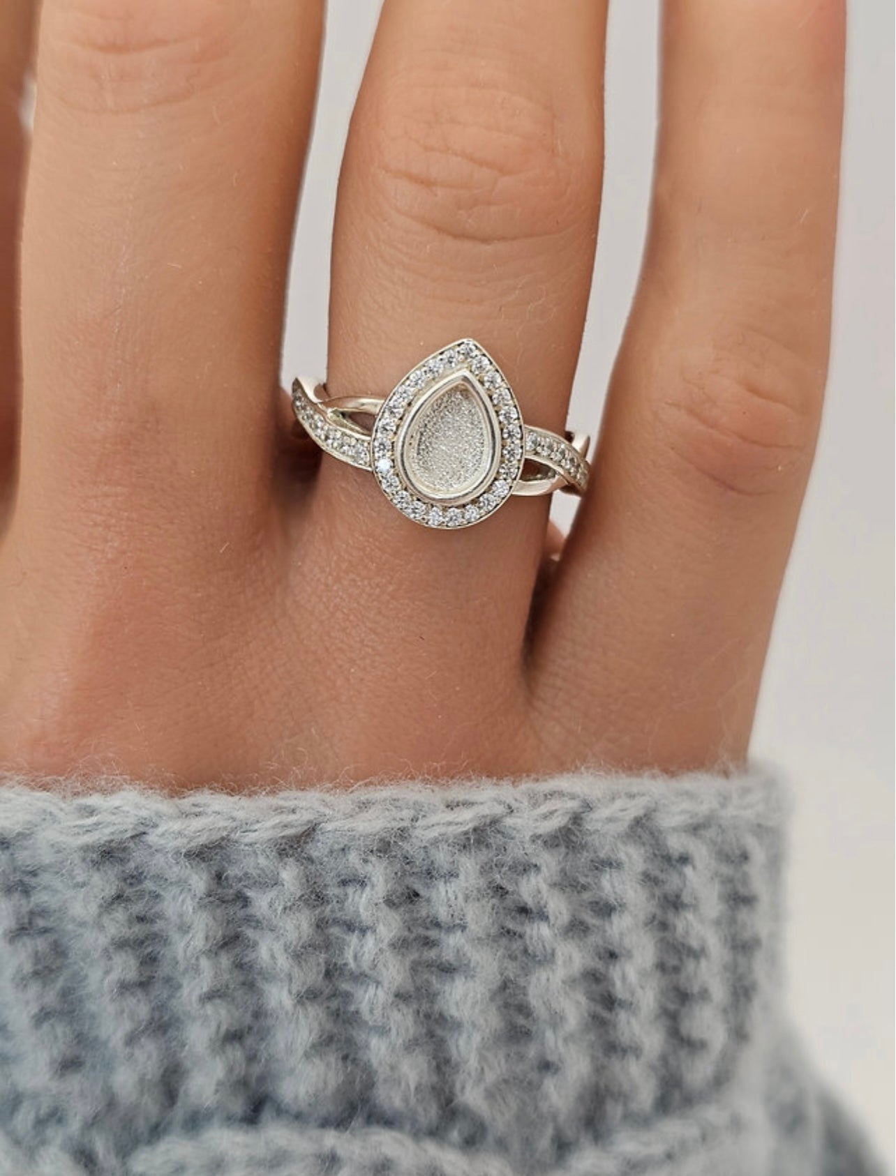Timeless Teardrop Ring