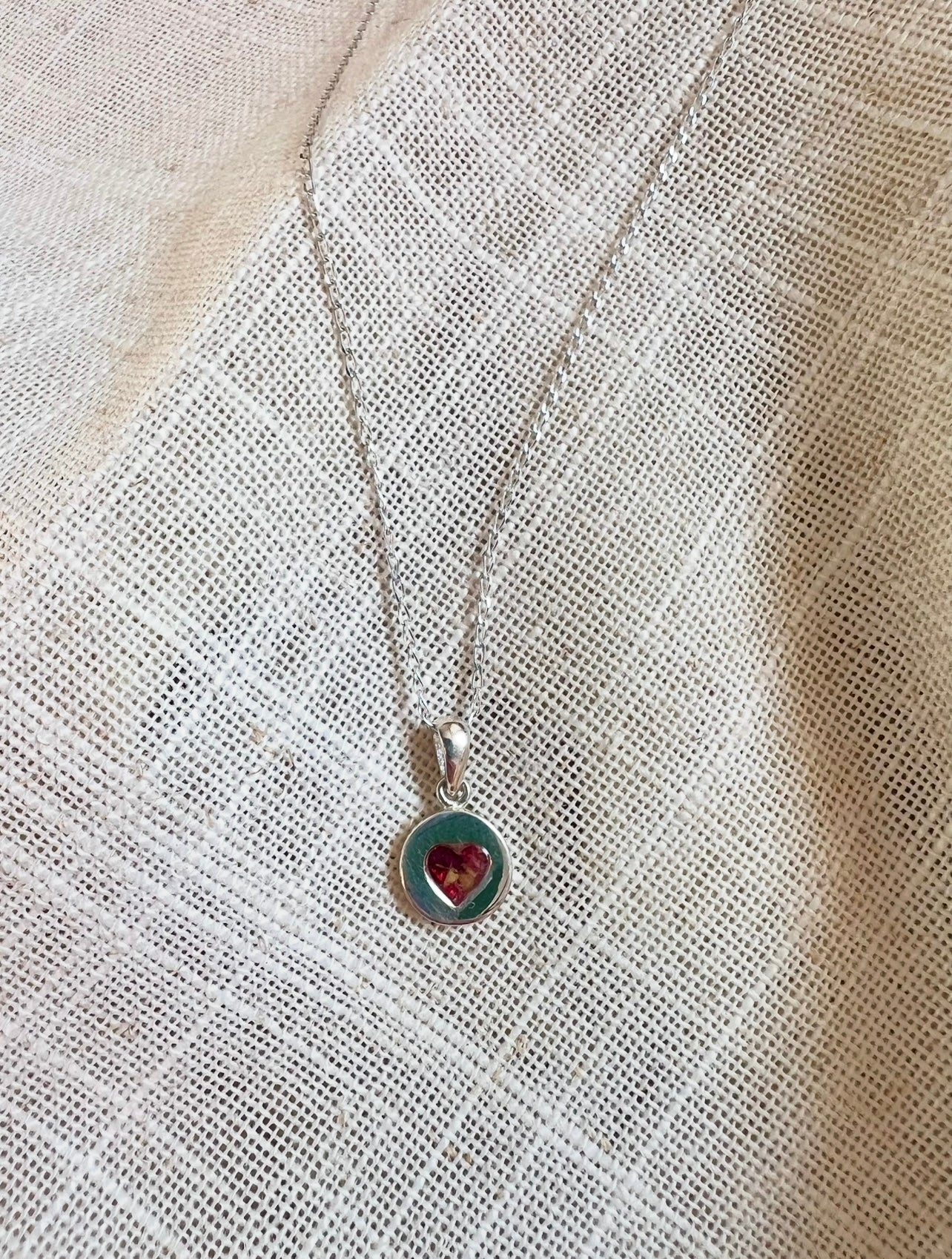 Heart Disc pendant
