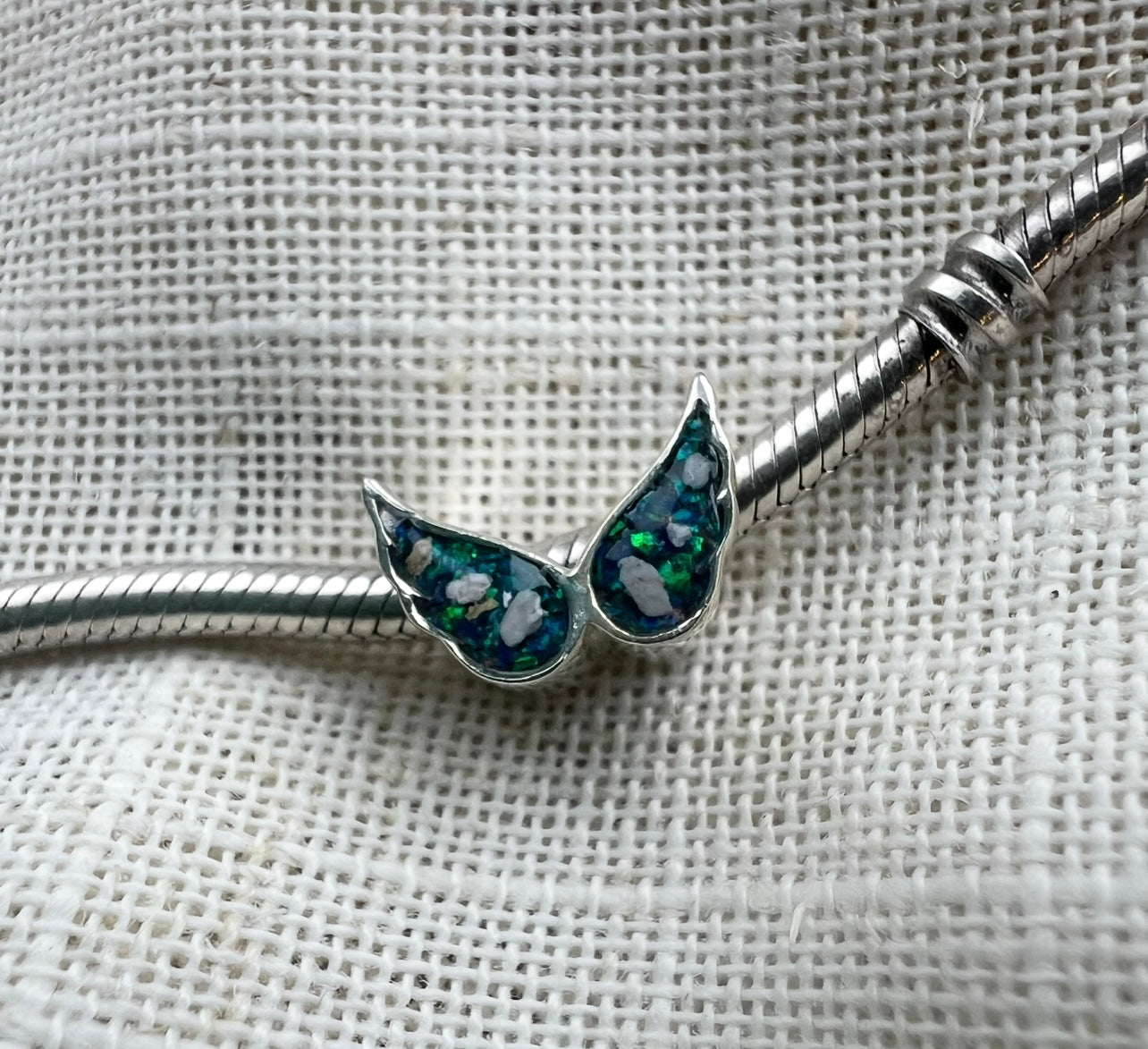 Angel wings charm