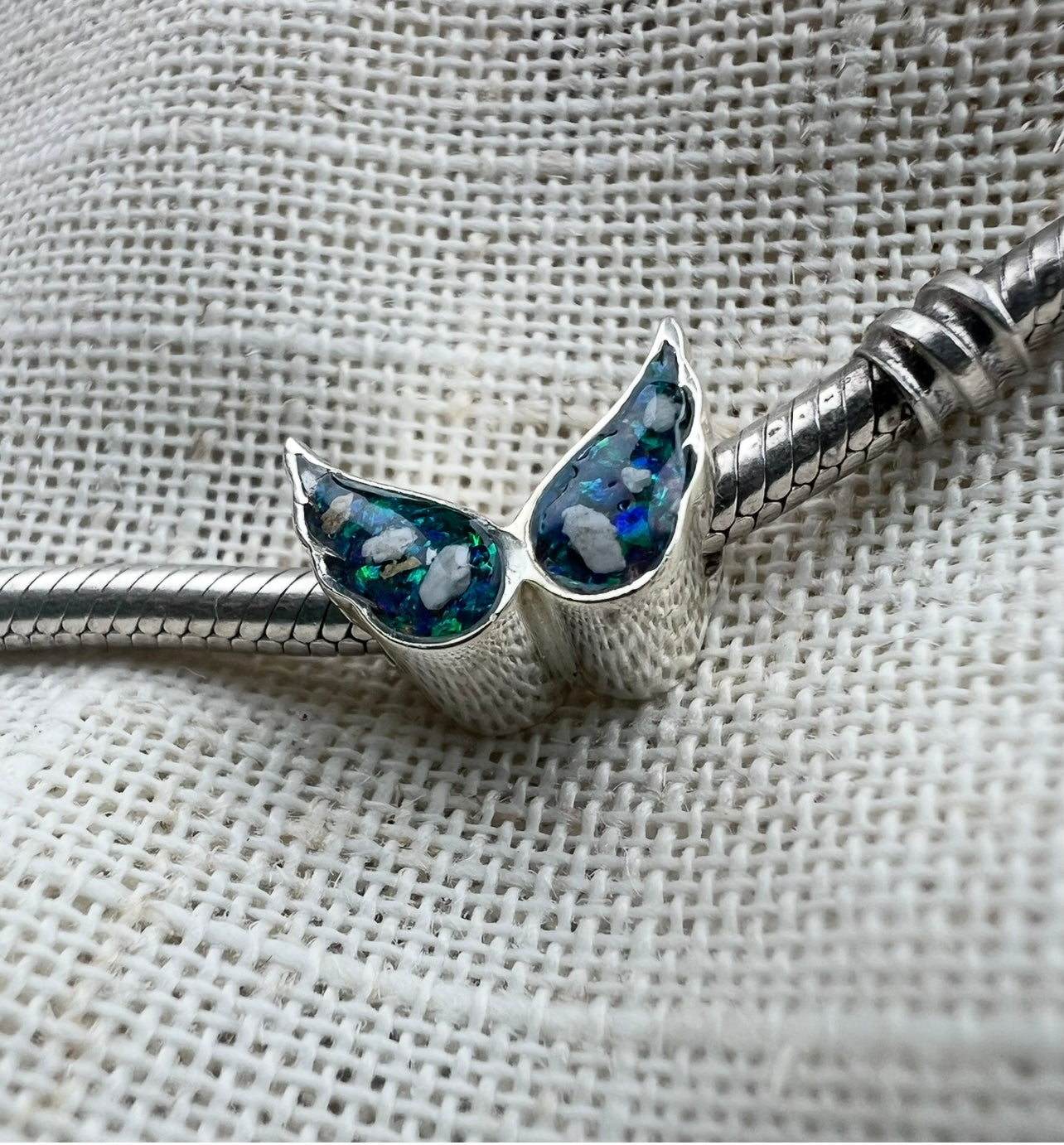 Angel wings charm