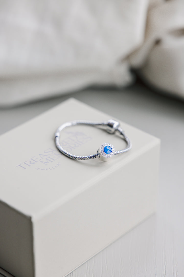 Timeless CZ Round Charm