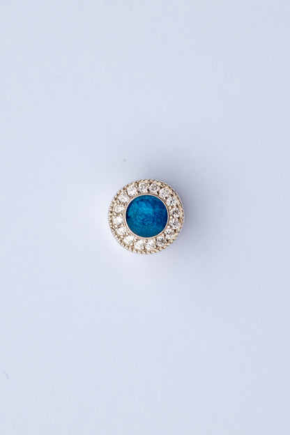 Timeless CZ Round Charm