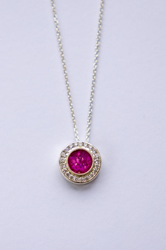 Timeless CZ Round Pendant