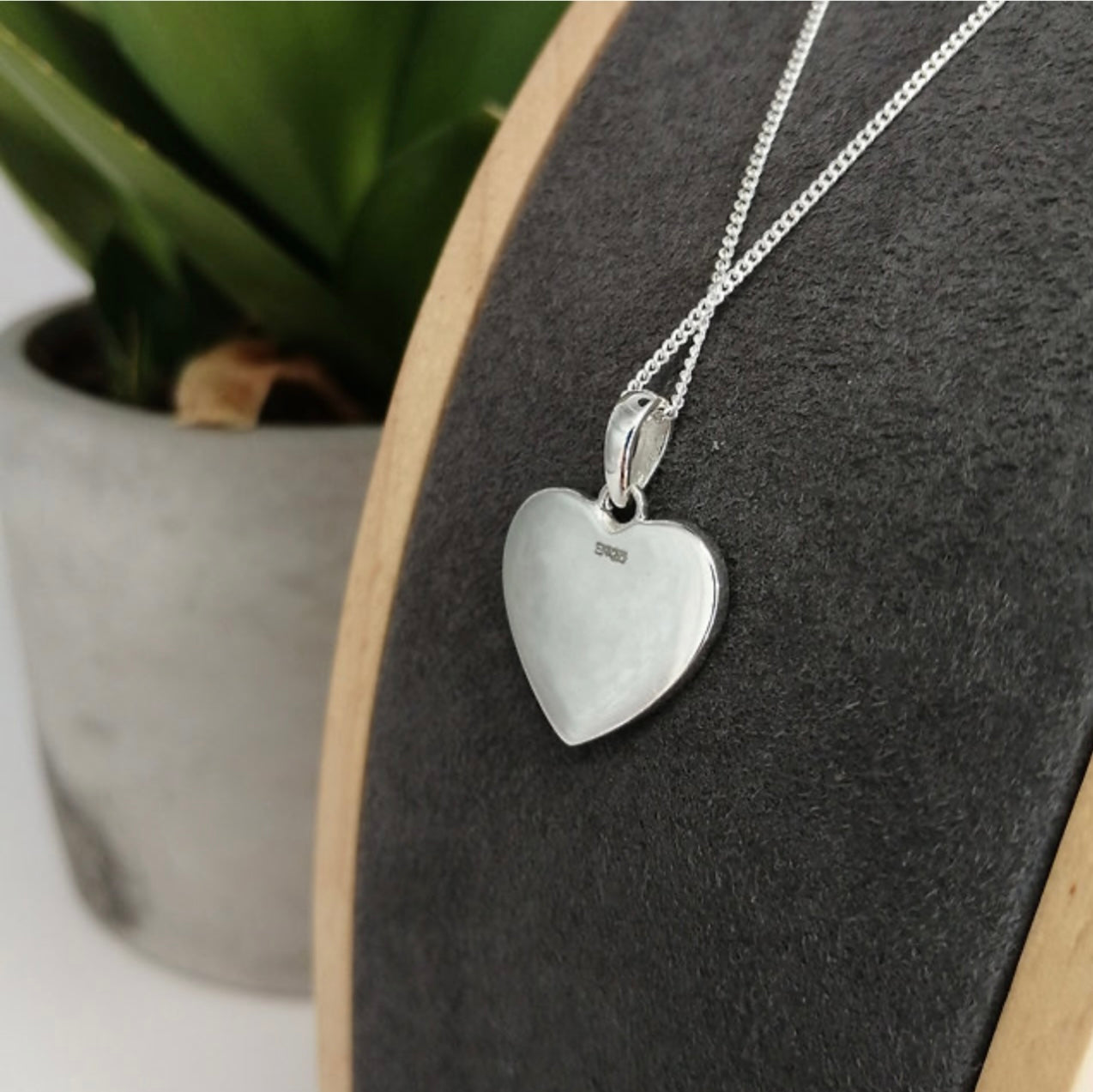 Heart Angel Wing Paw Print pendant