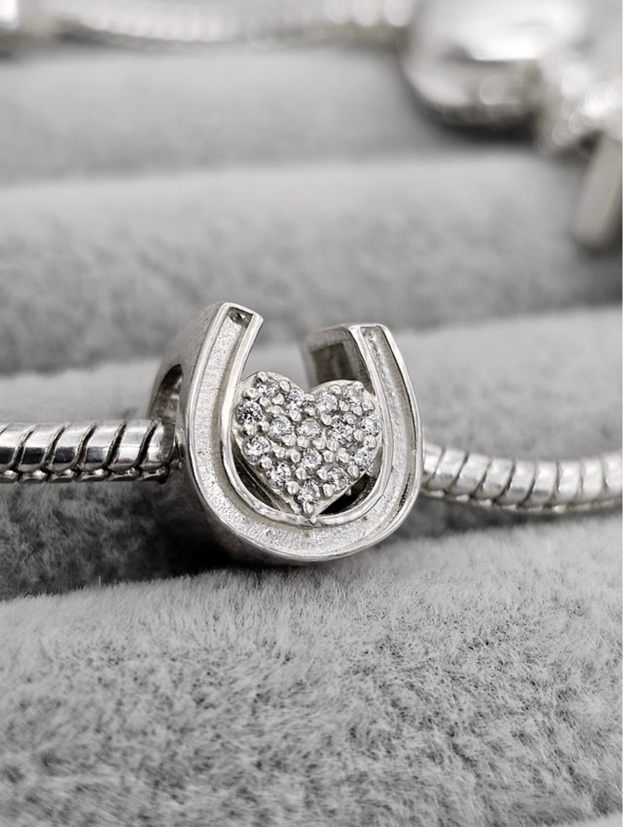 Horse Shoe Bracelet Charm