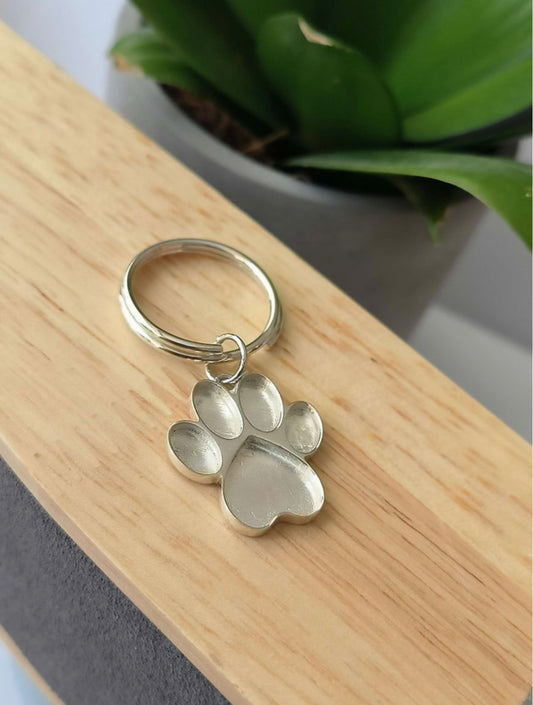 Paw Print Keyring