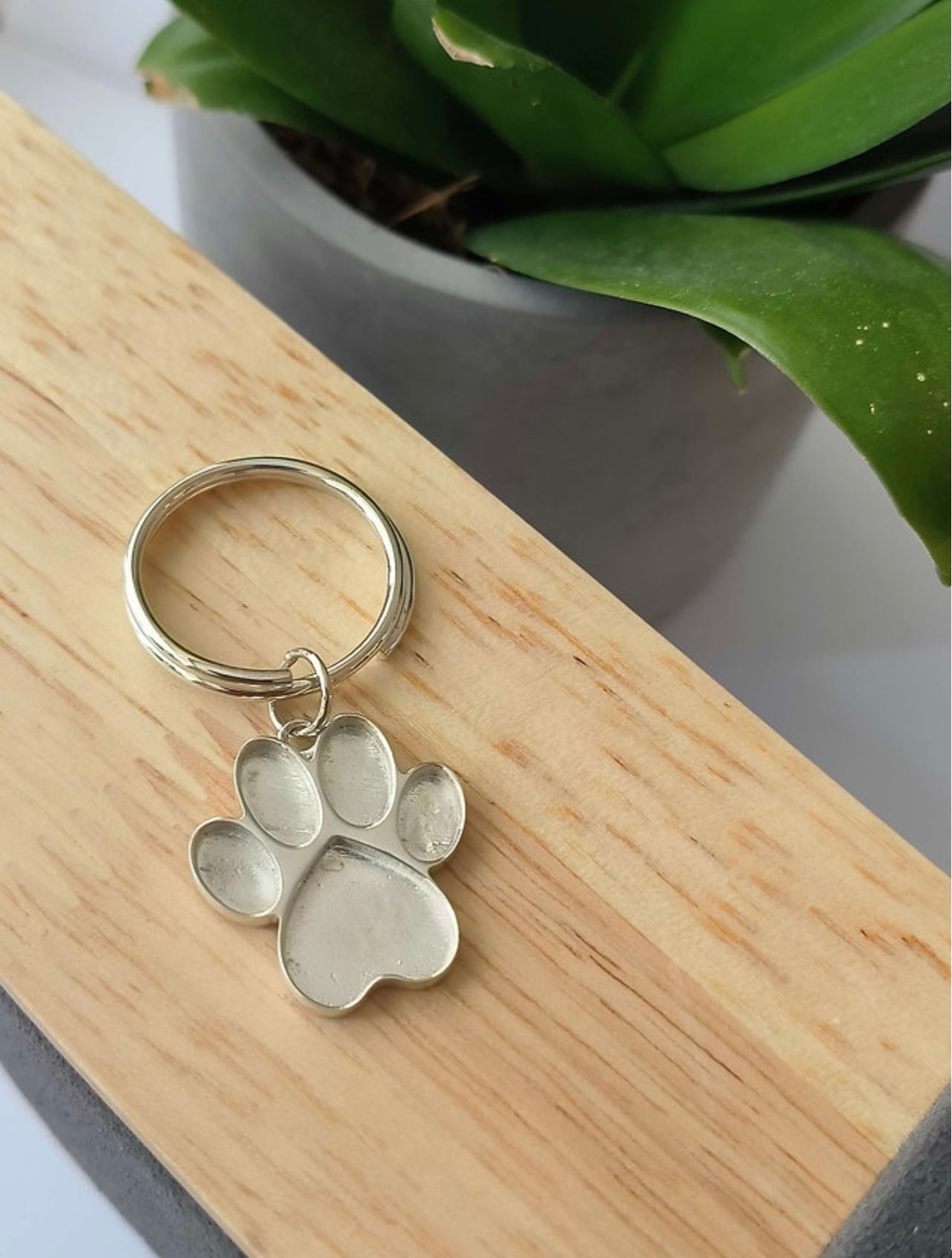 Paw Print Keyring