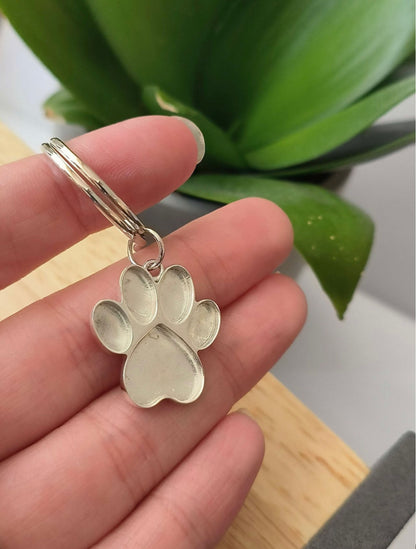 Paw Print Keyring