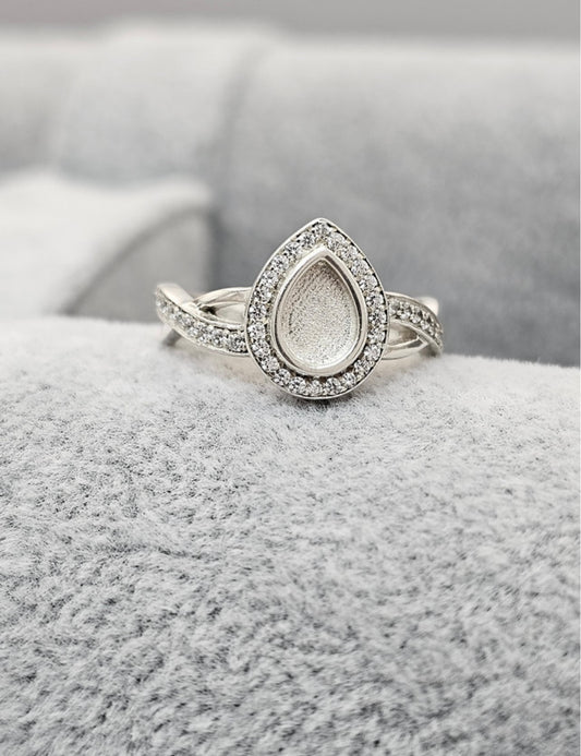 Timeless Teardrop Ring
