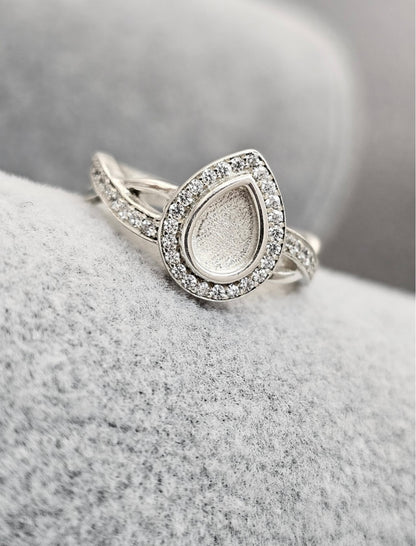 Timeless Teardrop Ring