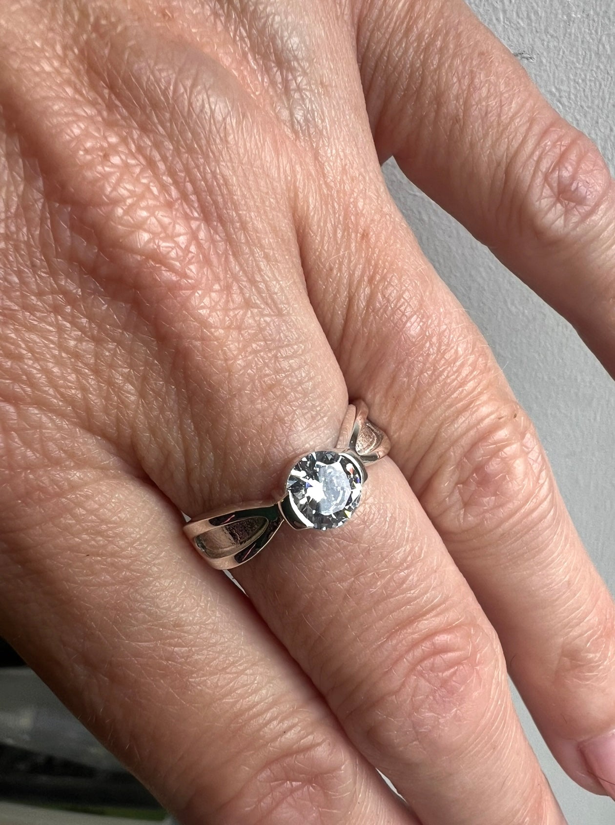 Solitare CZ Ring