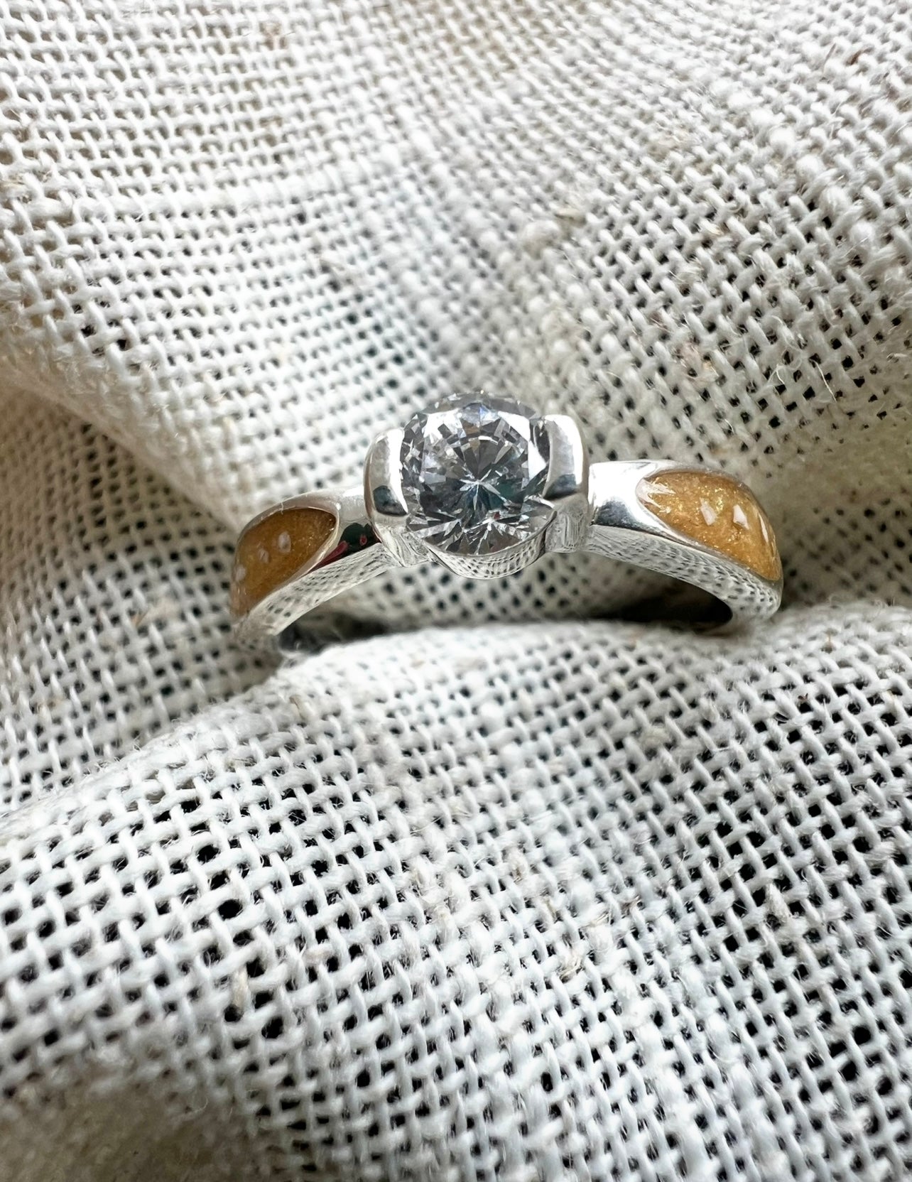 Solitare CZ Ring