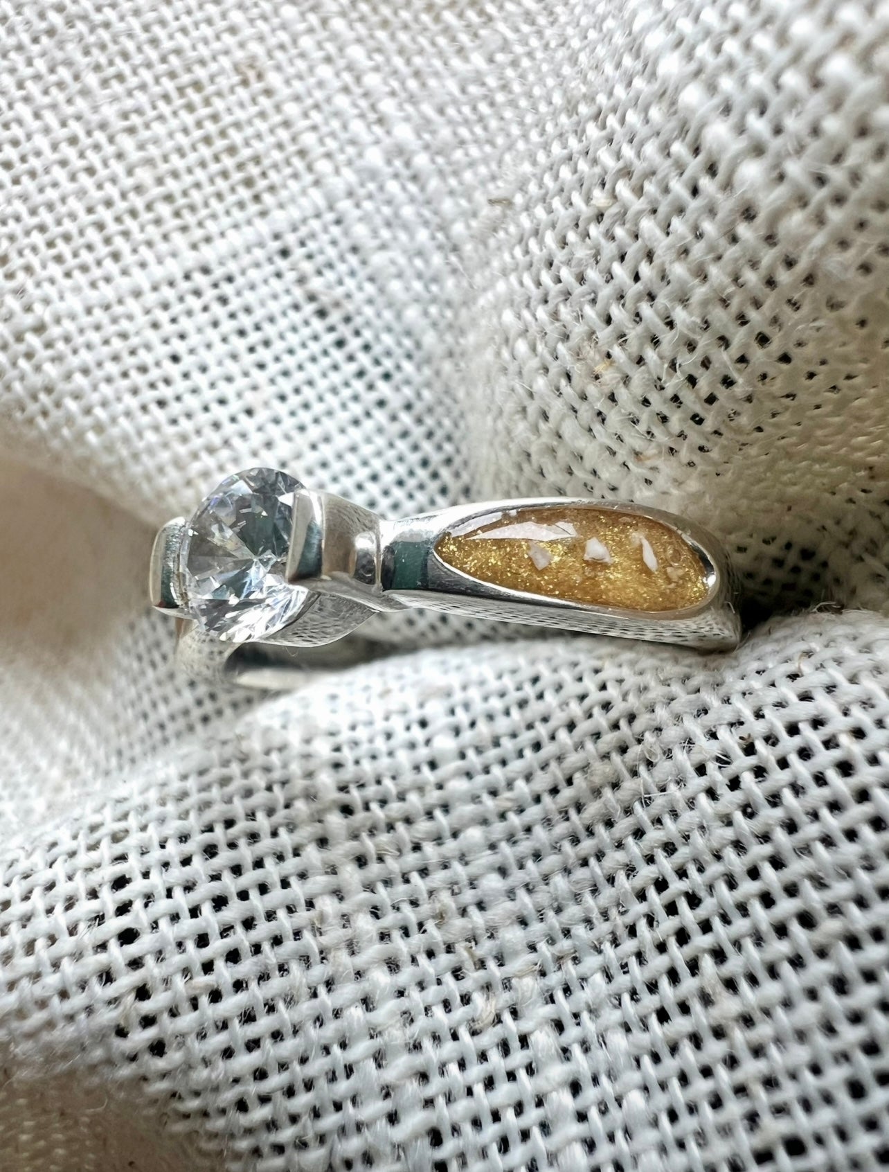 Solitare CZ Ring