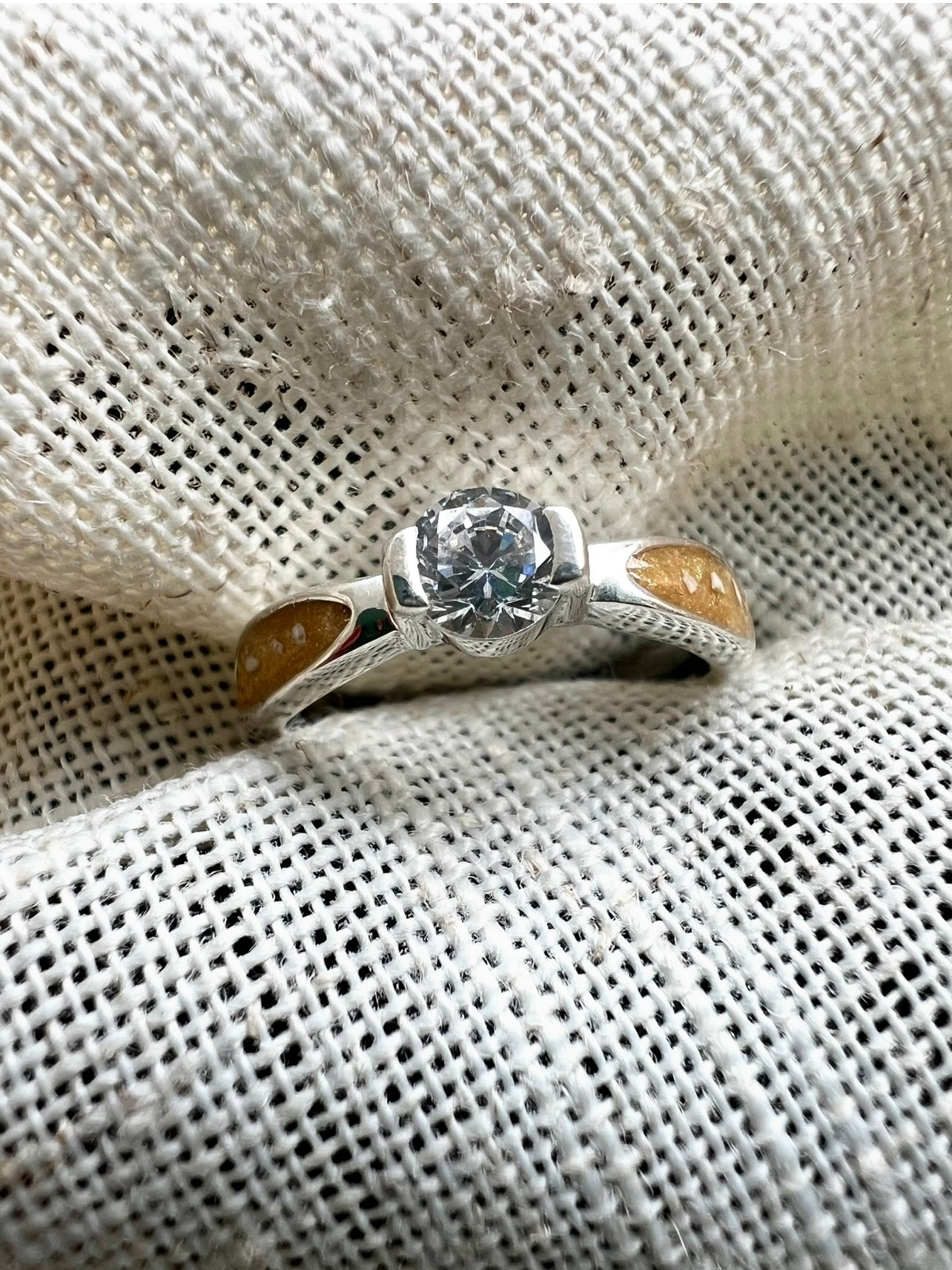 Solitare CZ Ring