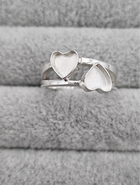Double Heart Ring