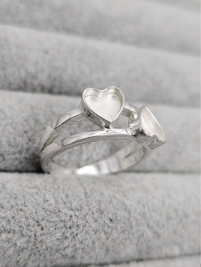 Double Heart Ring