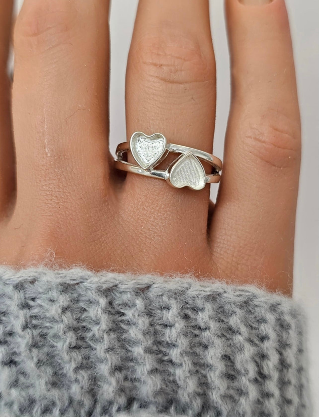 Double Heart Ring