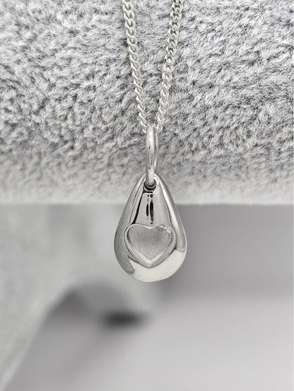 Heart Pebble Pendant