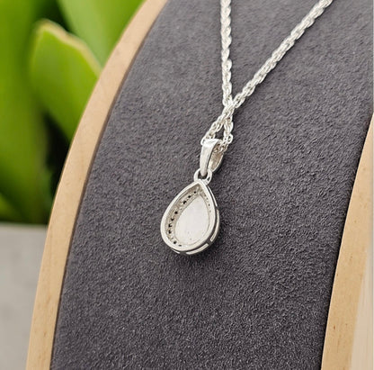 Teardrop CZ pendant