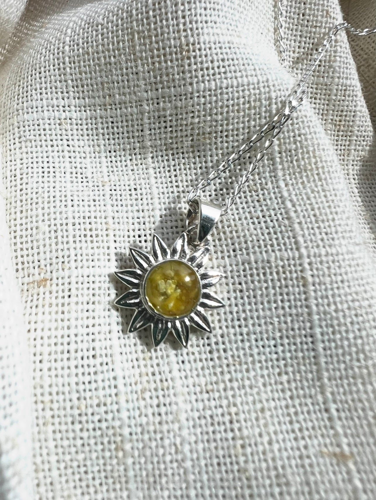 Sunflower Pendant