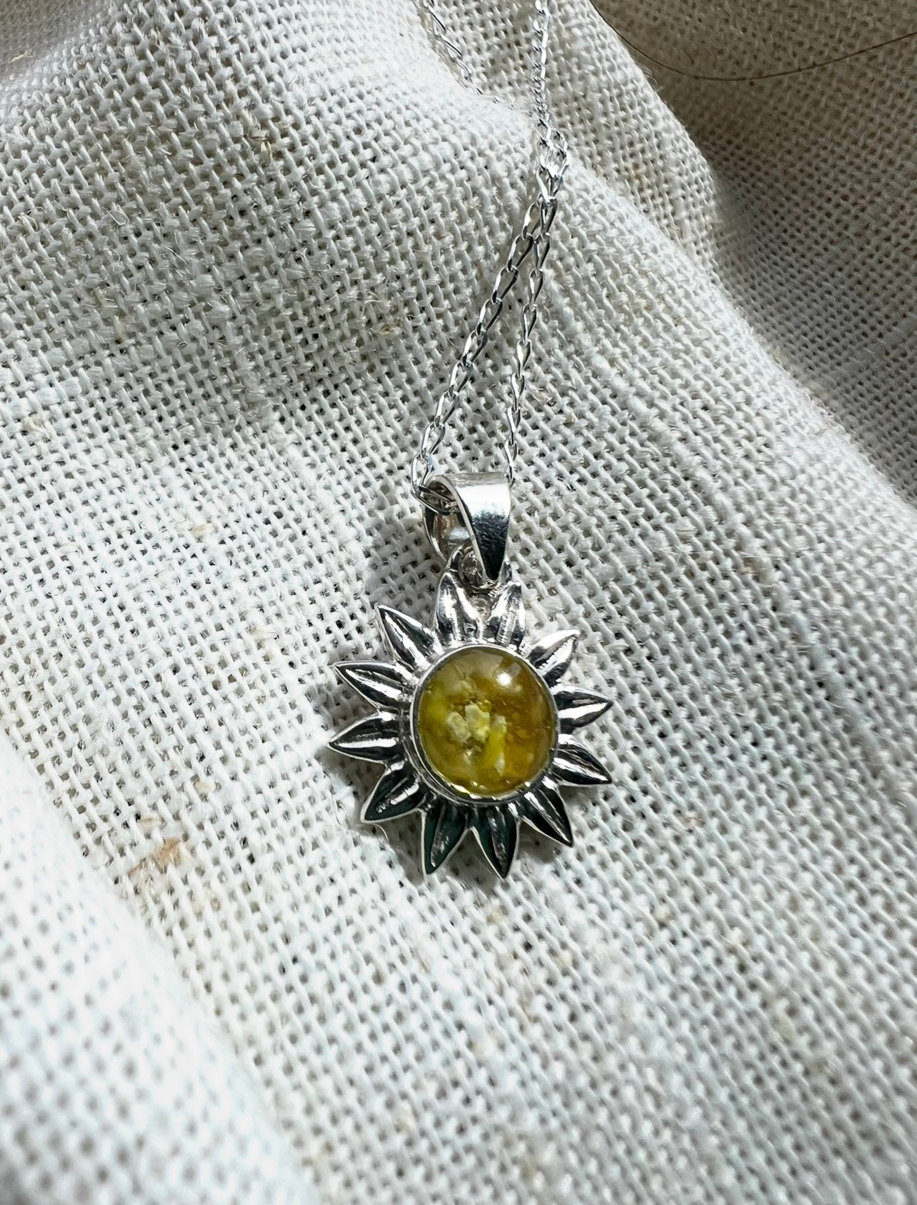 Sunflower Pendant