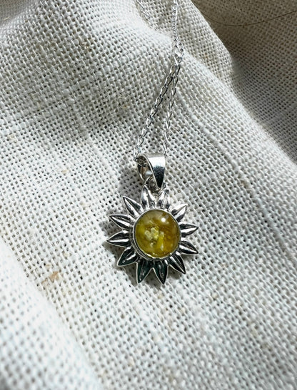 Sunflower Pendant