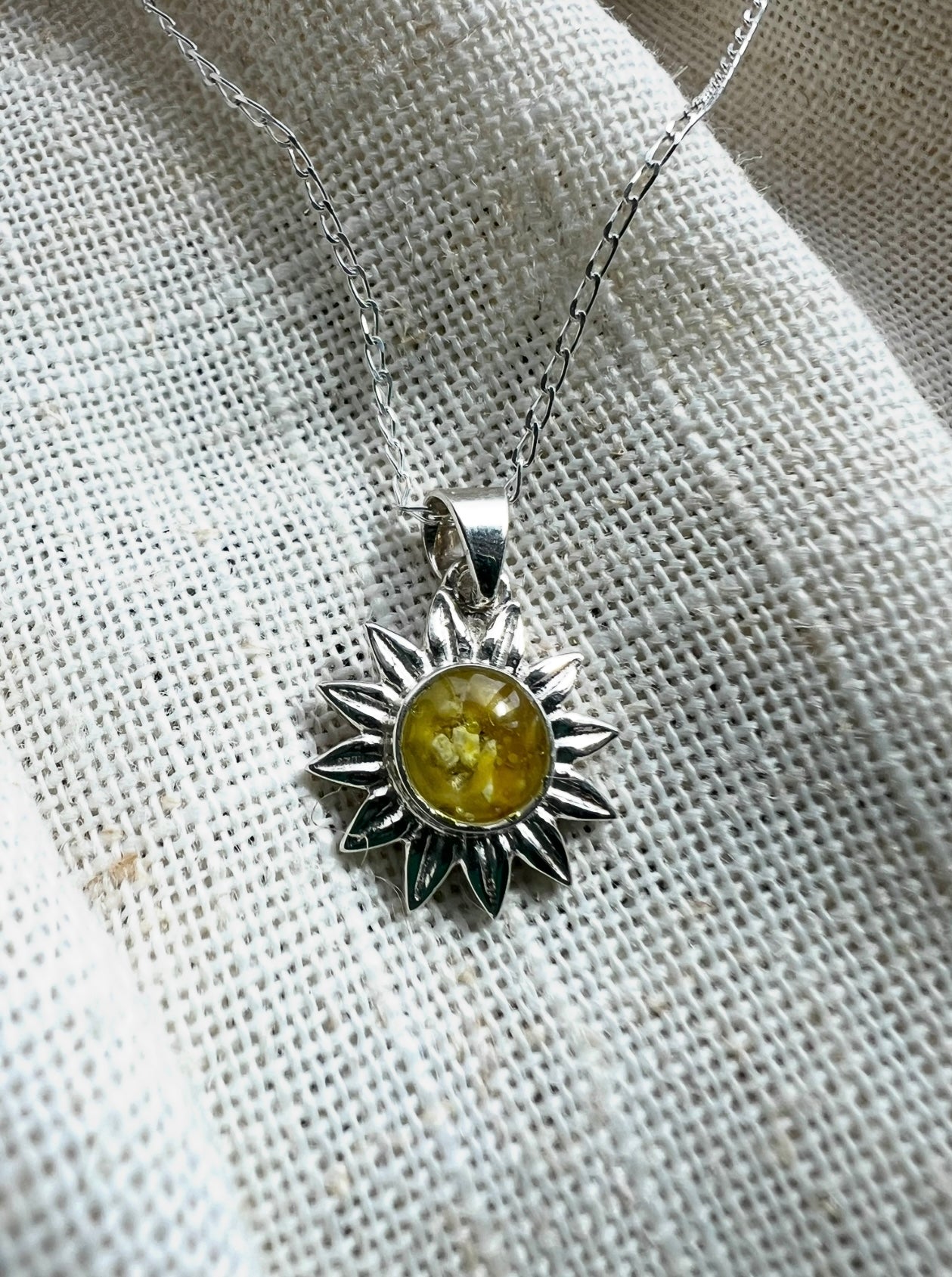 Sunflower Pendant