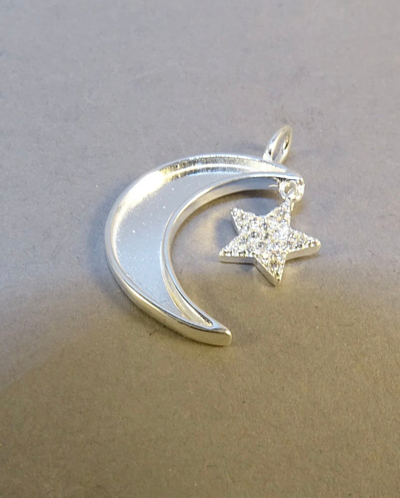 Moon & Star Pendant