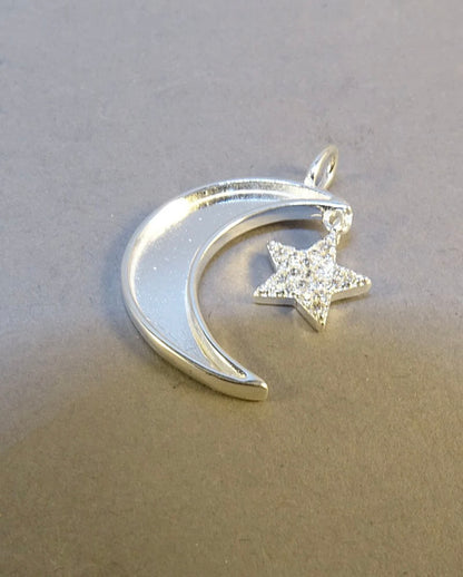 Moon & Star Pendant