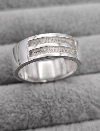 Double Channel band ring