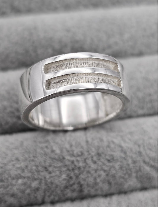 Double Channel band ring