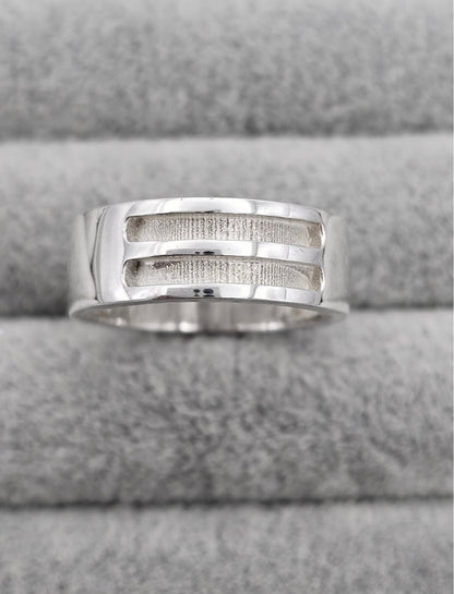 Double Channel band ring
