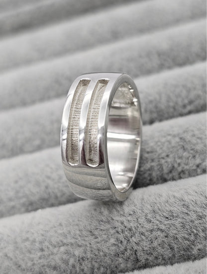 Double Channel band ring