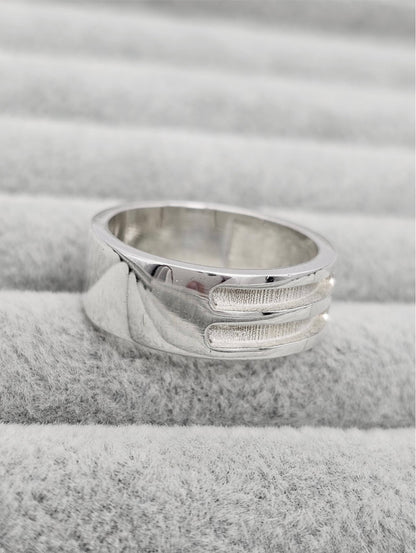 Double Channel band ring