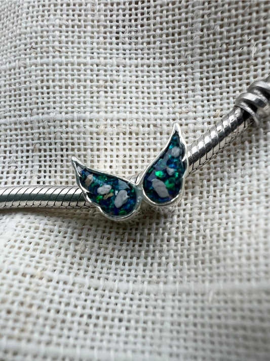 Angel wings charm
