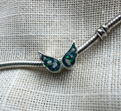 Angel wings charm