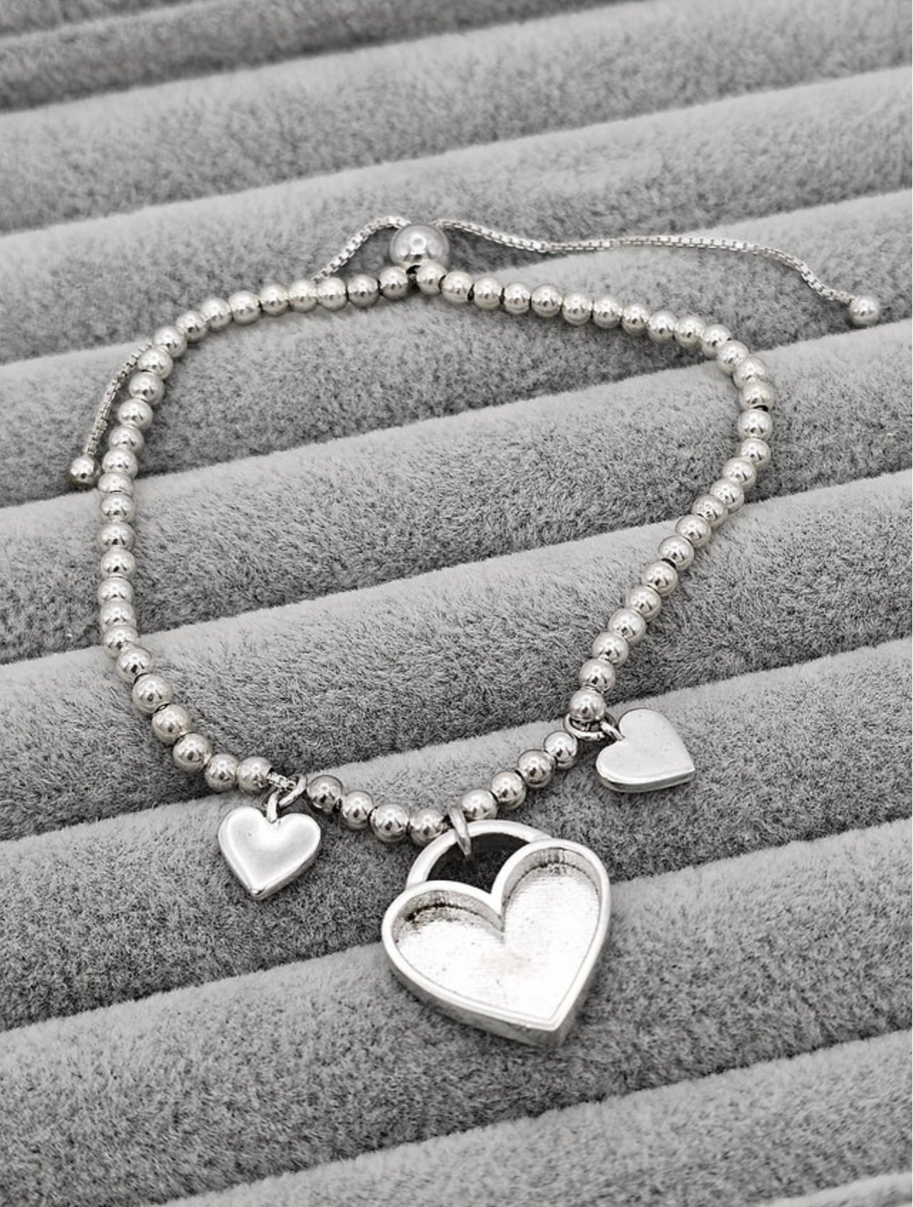 Triple heart bracelet