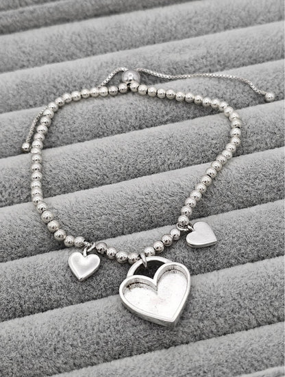 Triple heart bracelet