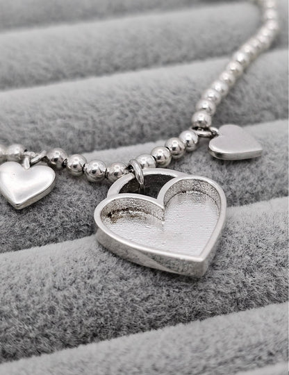Triple heart bracelet