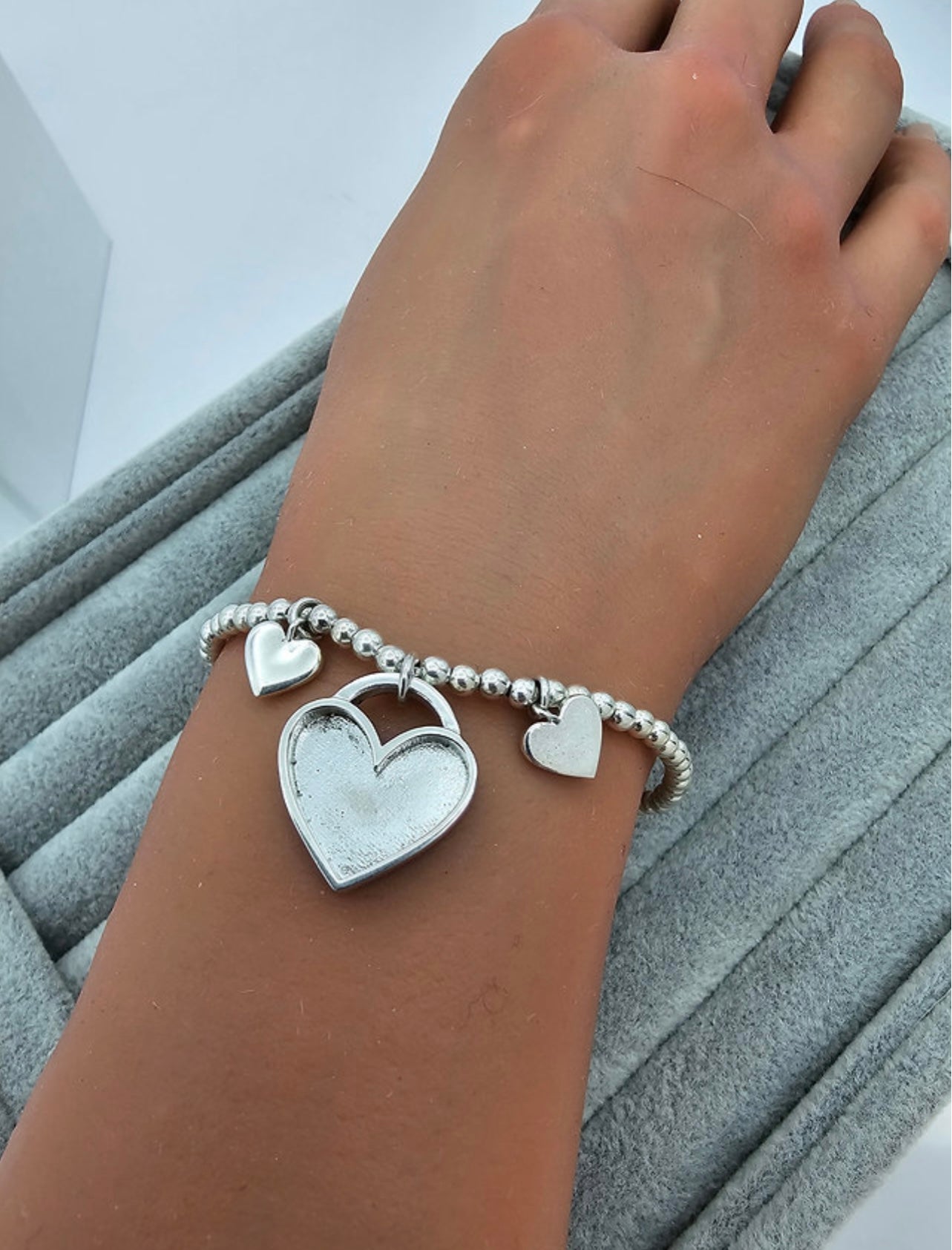 Triple heart bracelet