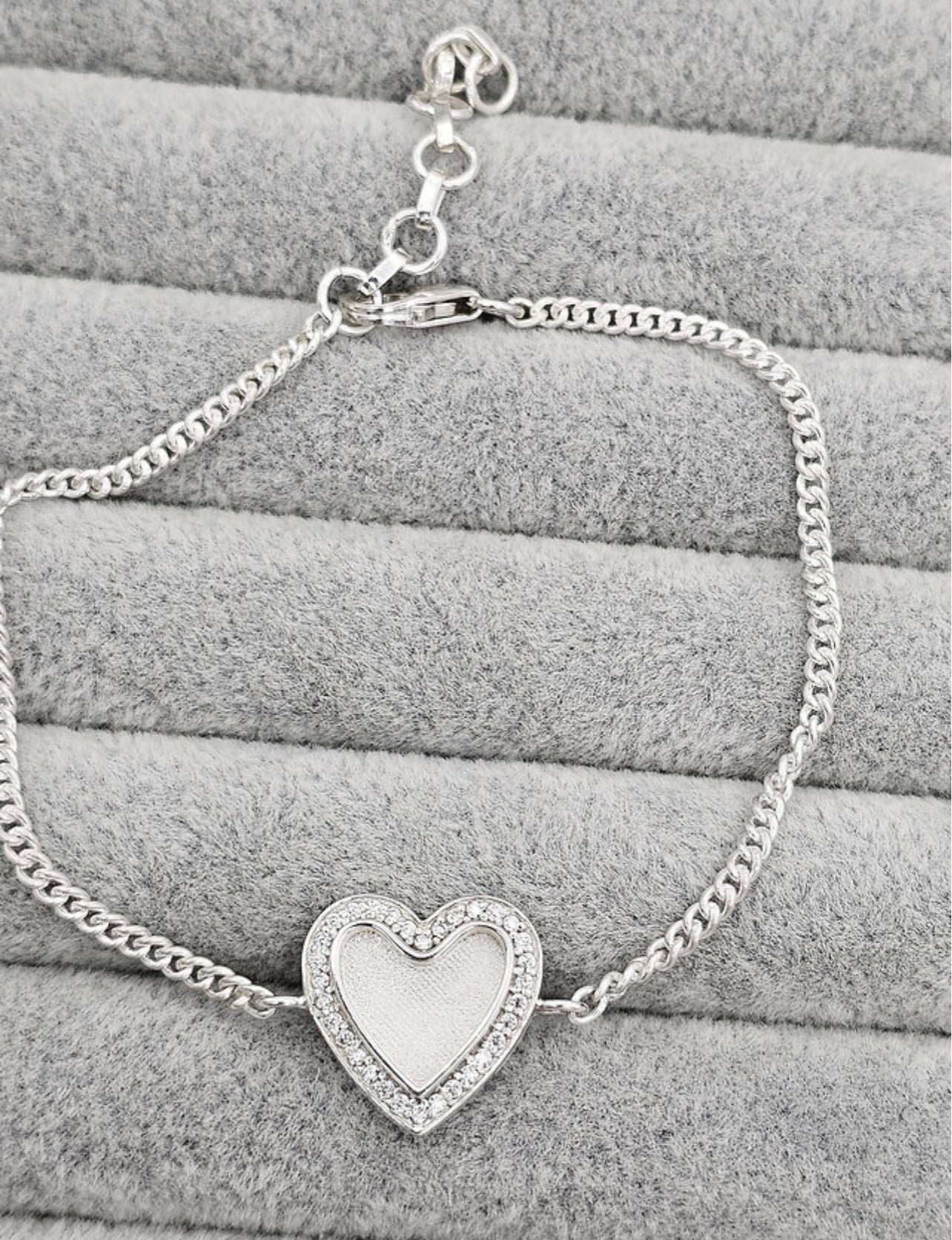 Heart CZ bracelet