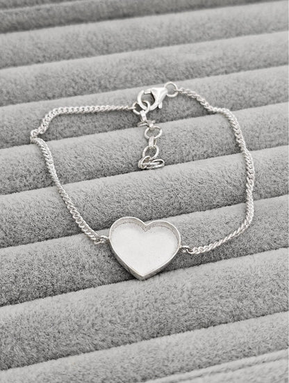 Plain Heart Bracelet