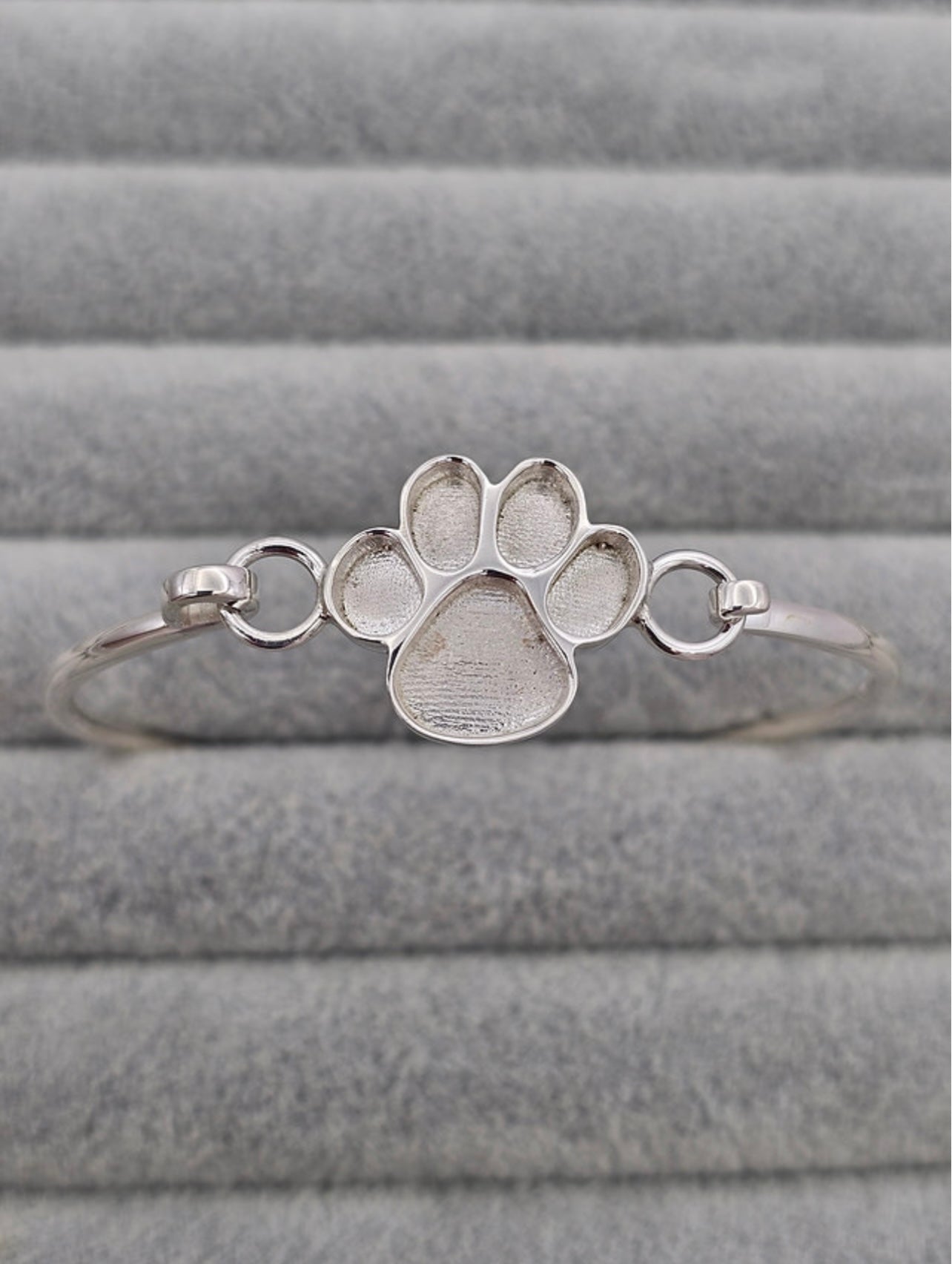 Paw Print Bangle