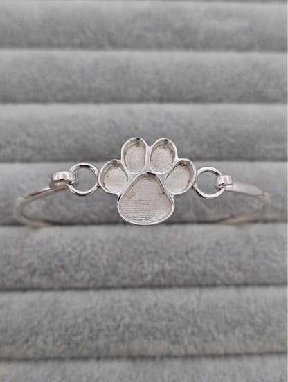 Paw Print Bangle