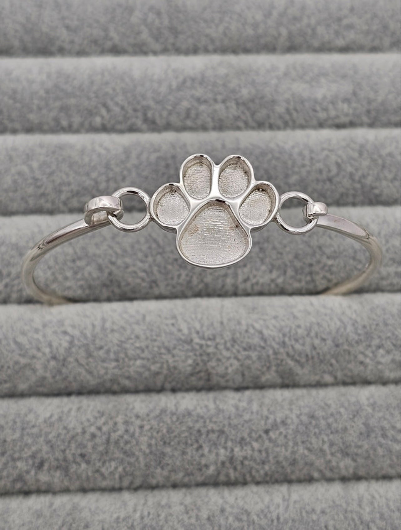 Paw Print Bangle