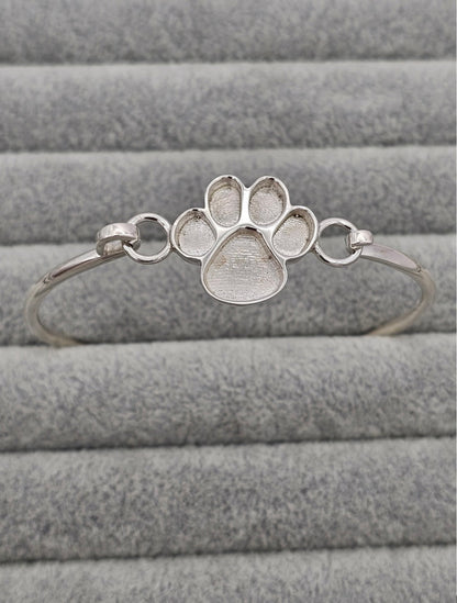Paw Print Bangle