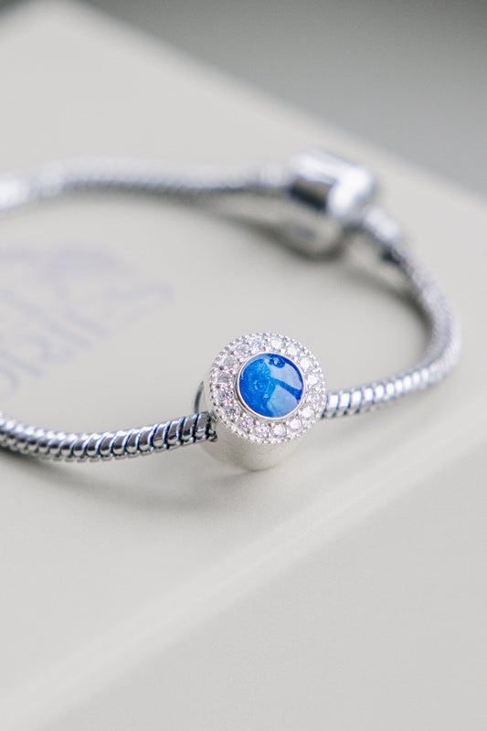 Timeless CZ Round Charm