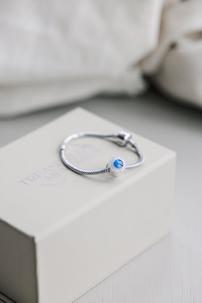Timeless CZ Round Charm